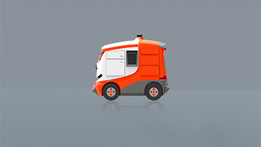 LUNA 園區級室外送物機器人平臺移動機器人